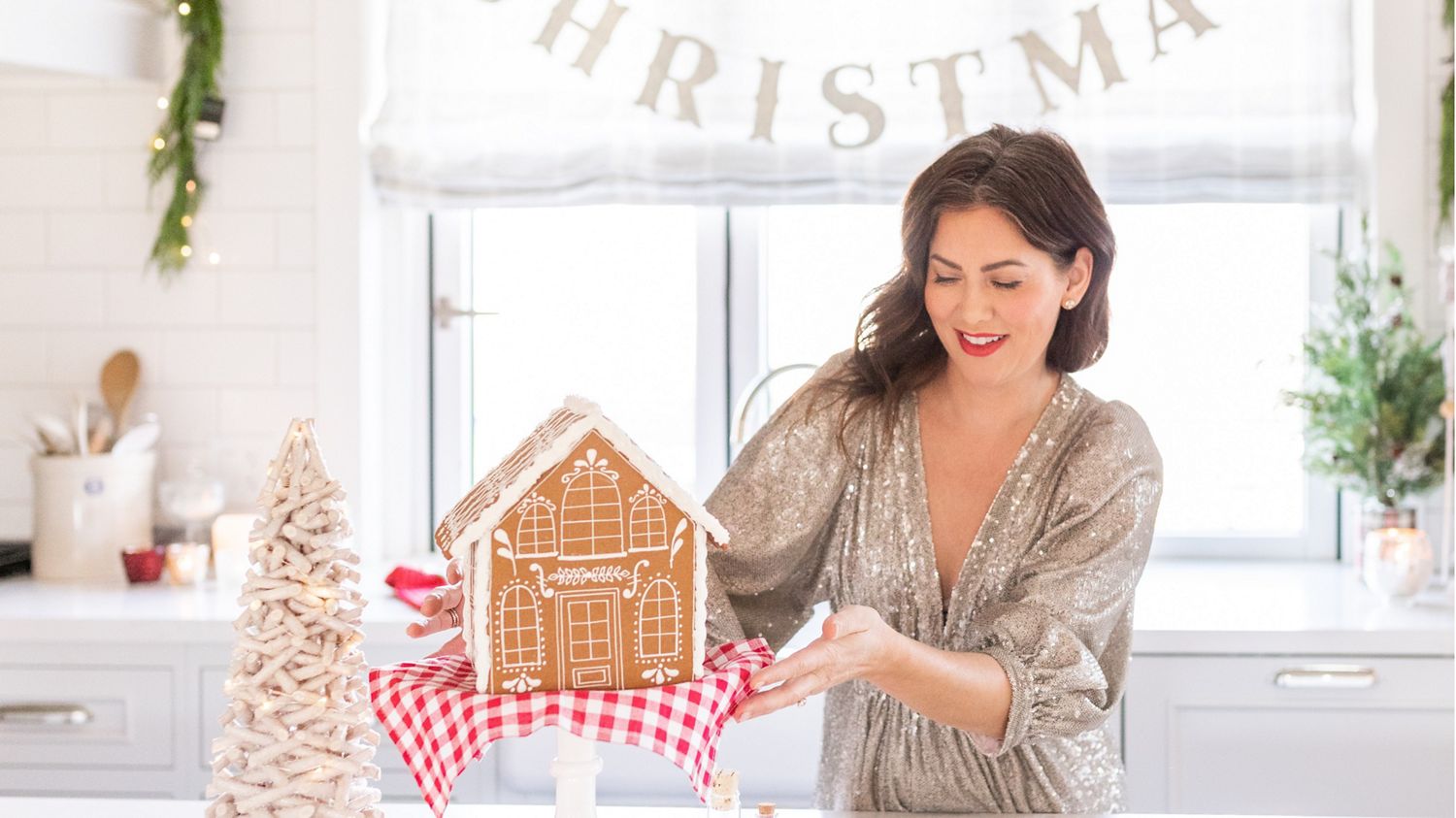 Dyson partner Jillian Harris holiday photo